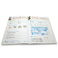 Vente en gros Chine livre de journal d'étudiant Manuel d'enseignement pour les étudiants Livre de cours Notes d'orientation Test/examen Impression sur papier