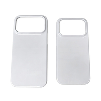 Coque de téléphone personnalisée en sublimation 3D, protection simple couche, anti-collision, anti-chute, coque 3D Snap pour iPhone 18 Series