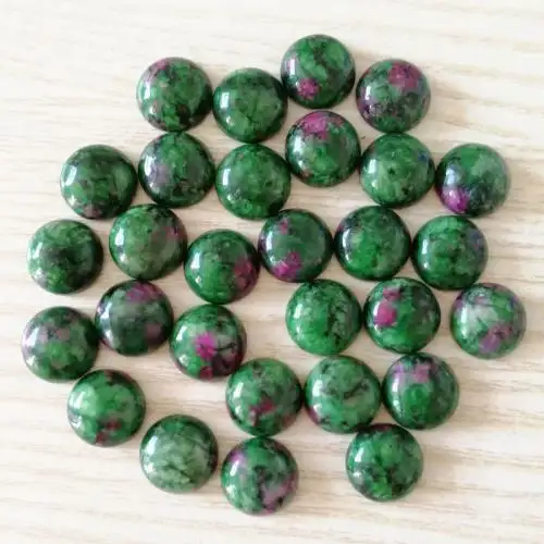 natural gemstone cabochons dome polished Loose Stone 12mm 10PCs/Bag 687216