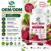 Capsules de racine de betterave, complément alimentaire pour l'énergie quotidienne et la circulation, fabricant de capsules de racine de betterave en marque privée OEM