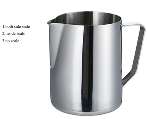 Machine à expresso Accessoires Usine Lait Moussant Pichet 350ML En Acier Inoxydable <span class=keywords><strong>Art</strong></span> Crémier Tasse 12Oz Café Cuisson À La Vapeur Pichet - Product Image 2