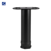 Pieds de meubles réglables en fer modernes Goodhand FF6205 pour tables et chaises de cuisine, salle à manger, chambre, salon, salle de bain, bureau à domicile