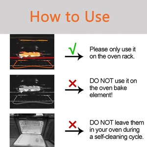 بيع بالجملة واقي رف الفرن الدروع المضادة للحرارة مريحة للاستخدام الآمن ، واقي رف شواء الفرن - Product Image 3