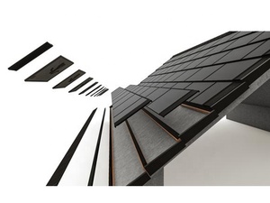 Vente en gros <span class=keywords><strong>Panneau</strong></span> <span class=keywords><strong>solaire</strong></span> photovoltaïque intégré en verre Forme plate Bardeaux solaires Tuiles 30w 60w 90w - Product Image 5