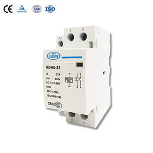 Contacteur modulaire 2 pôles 1NO1NC rail din contatcor électrique bobine 220V 230V AC - Product Image 2