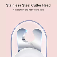 Coupe-ongles LED pour animaux de compagnie en acier inoxydable, ciseaux à griffes pour chats et chiens, couteau coupe-ongles