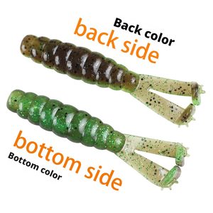 Señuelo artificial blando de acero inoxidable con cola en T flotante, impreso <span class=keywords><strong>ZMAN</strong></span>, salado, 7cm 3g, para Ned Rig, tipo gusano blando, para Black Pit Bass - Product Image 5