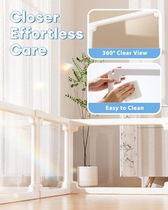 Corral Grande para Cobayas, Jaula para Conejos sin Herramientas, Corral Interior para Animales Pequeños con Puerta para Conejitos, Cerditos y Pollitos - Product Image 4