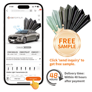 C5TOPFILM DH 시리즈 공장 가격 UV 거부 <span class=keywords><strong>99</strong></span>% 자동차 창문 유리 필름 자체 접착 나노 탄소 창 틴트 필름 자동차 - Product Image 5