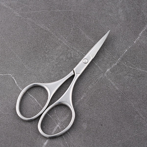 Ciseaux de précision en acier inoxydable pour broderie, tondeuse à poils de nez, tondeuse à sourcils, tondeuse à barbe, petits ciseaux, fabricant - Product Image 3