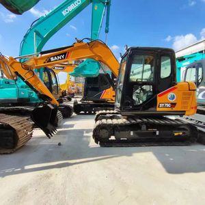 รถตักตีนตะขาบ SY75C ขนาดเล็ก7ตันเครื่องจักรก่อสร้างมือสองราคาถูกมอเตอร์ปั๊มสำหรับ Sany - Product Image 6