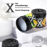 Diffuseur de gel désodorisant pour voiture Sameali X portable en plastique, parfum longue durée, élimination des odeurs pour la décoration intérieure automobile
