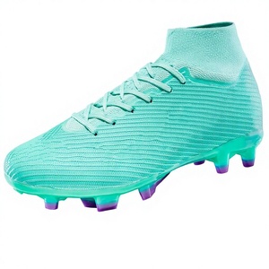 Chaussures de football professionnelles unisexes NISOCY pour jeunes, crampons pour <span class=keywords><strong>terrain</strong></span> ferme intérieur/extérieur, chaussures de <span class=keywords><strong>futsal</strong></span>, automne/hiver, semelle intermédiaire en PU, tige en PVC - Product Image 1