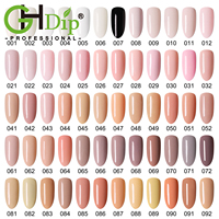 Poudre de gel acrylique 3-en-1 de qualité supérieure, couleur nude lisse, 15 ml, pour ongles ombrés et nail art