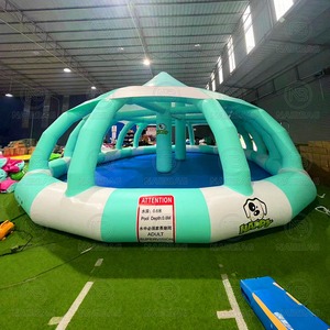 Piscina inflable al aire libre parque acuático niños piscina inflable <span class=keywords><strong>con</strong></span> cubierta impermeable tienda - Product Image 6