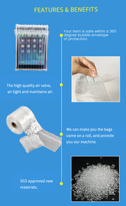 Masaüstü bilgisayar dizüstü cep telefonu için şişme hava sütun yastık çanta koruyucu Film tipi - Product Image 4