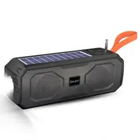 Sạc USB Mini. Emethur Đèn Pin Năng Lượng Mặt Trời FM Di Động Không Dây Tại Nhà Loa Bluetooth Radio Cổ Điển Có Đài FM