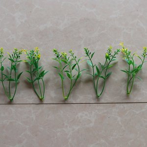 مجموعة نباتات اصطناعية لأحواض السمك، ديكورات واقعية لحوض السمك، نباتات مائية بلاستيكية غير سامة لجميع أنواع الأسماك - Product Image 4
