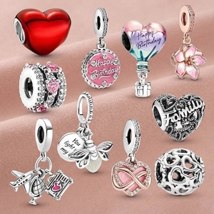 Kit de fabrication de bracelets avec perles d'espacement en zircon, breloques et pendentifs - Cadeau unisexe pour <span class=keywords><strong>maman</strong></span>, filles, adolescentes et famille - Product Image 3