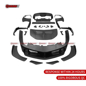 Kit de Carrocería de Alta Calidad Estilo LB GT en FRP para Ferrari 458, Incluye Parachoques Delantero, Capó, Faldones Laterales y Alerón - Product Image 5