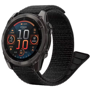 Nylon móc vòng dây đeo cho Garmin Fenix E 8 47mm 51mm 7 7x6 6x5 5x cộng với bện 22mm 26mm ban nhạc cho Garmin Enduro <span class=keywords><strong>3</strong></span>/epix Pro GEN - Product Image 1