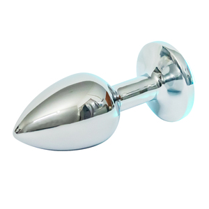 Plug Anale a Forma di Cuore in Lega di Alluminio con LED per Allenamento Anale Femminile - Product Image 4