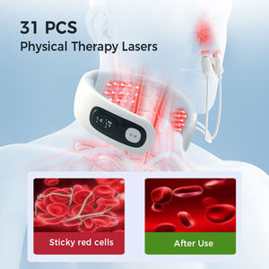 Portable sans fil cou et épaule masseur électrique EMS impulsion dispositif de chauffage pour vertèbre cervicale et soulagement de la douleur ceinture de Massage - Product Image 5