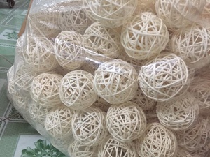 Wholesale 99 <b>Gold</b> Data Ella Rustic Rattan <b>Christmas</b> Ball Ornaments Handmade Natural Wicker Durable Eco-Friendly Cute <b>Decorations</b> - Product Image 2