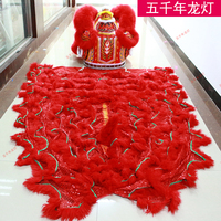 Costume de lion chinois lumineux LED pour spectacle, tenue de performance de lion du Sud, danse du dragon et du lion de Foshan, provenance Chine