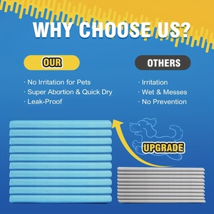 Almohadilla para orinar de perro de 60x90cm, fabricante impermeable para entrenamiento de cachorros, almohadilla desechable absorbente para mascotas - Product Image 4