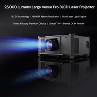 Projecteur laser haute luminosité 3LCD avec objectif japonais importé et déplacement motorisé de l'objectif pour affichage en musée