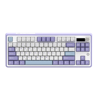 Clavier mécanique Ajazz AK870 TKL, trois modes, 2.4G, BT, filaire, hot-swap, Gasket, RGB, touches PBT, clavier de jeu pour ordinateur portable PC