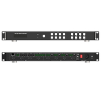 La matrice UHD transparente 18Gbps 4x4 prend en charge la gestion CEC et le traitement puissant des murs vidéo