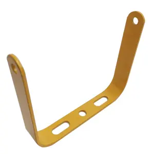 Custom Made Mild Steel Metal U Shaped Clevis Bracket with Smooth Edge and Custom Color Surface for Constructions