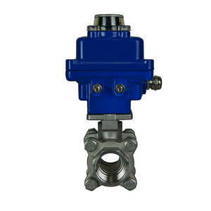 Mini Válvula Motorizada de 3 Piezas de Acero Inoxidable 22VAC Tipo On/Off OEM IP65 - Product Image 2