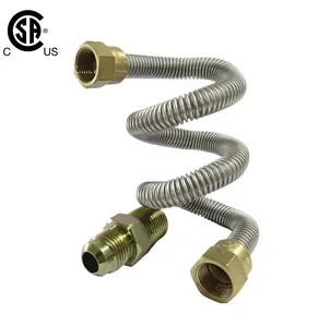 1/2 Gas Stove Pipe 304 Flexible BBQ Grills Corrugated Connector Hose