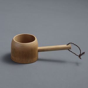 Louche à eau en bambou naturel de grande taille, cuillère en bambou, louche à eau en bambou de style ancien, louche à thé, louche à eau en bambou moso, thé - Product Image 4