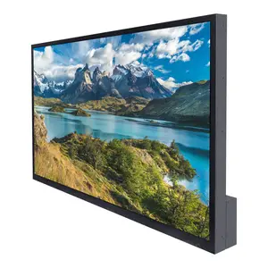 4K 75 inç açık hava reklam tam güneş QLED TV 1500 nit yüksek parlaklık ile IP55 derece hava koşullarına dayanıklı