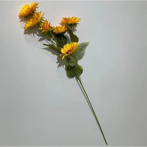 Flor Artificial de Girasol de Seda Lichao, Tallo Único, Decoración para el Hogar, Sala de Estar, Accesorio de Fotografía - Product Image 4