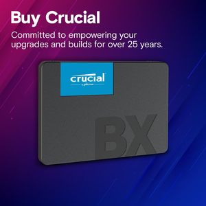 Unidad de Estado Sólido Interna <span class=keywords><strong>Crucial</strong></span> <span class=keywords><strong>BX500</strong></span> de 1 TB y 2,5 Pulgadas, SATA, Caché de 256 MB, CT1000BX500SSD1, Negra - Product Image 6