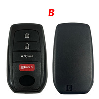 Coque de clé télécommande en promotion pour Toyota Corolla Camry Land Cruiser Prado Hilux RAV4 0020 281451-0020, coque de clé de voiture pour clé VVDI