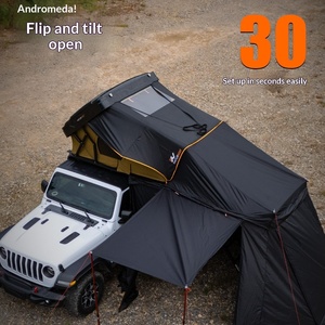 Tente de toit de <span class=keywords><strong>voiture</strong></span> instantanée à double couche, imperméable 3000 mm, <span class=keywords><strong>abri</strong></span> de camping toutes saisons avec protection solaire - Product Image 1