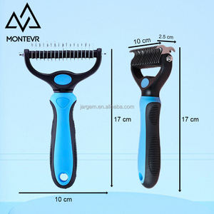 Toelettatura per animali domestici pettine professionale spazzola per rimozione peli per animali domestici con doppio lato per spargimento di spazzole altri prodotti per animali domestici - Product Image 2