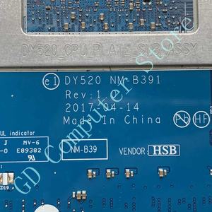 GD Pour <span class=keywords><strong>Lenovo</strong></span> Légion Y520-15IKBM Mère D'ordinateur Portable BY520 5B20P24389 NM-B391 Avec i7-7700HQ CPU GTX1060 6GB GPU DDR4 Pleine Testé - Product Image 6