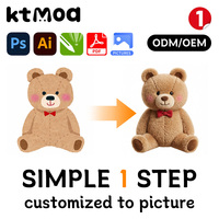 Jouet en peluche pour chien personnalisé avec rembourrage en coton PP pour machine à griffes, prix, animal en peluche kawaii, cadeau de collection, vente en gros disponible