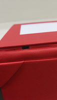 Carpeta de Archivo Personalizada de Cuero PU Brillante para Certificados, Porta Diplomas A4 con LED