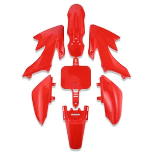 Комплект пластиковых обтекателей для крыльев, комплект пластиковых обтекателей для крыльев, 7 шт. для китайских мини-кроссовых мотоциклов CRF50