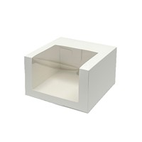 Boîte de présentation de luxe avec fenêtre transparente pour casquette, logo personnalisé, en carton noir et blanc plastifié, découpée et pliable, pour casquette de baseball