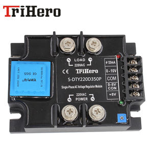 Controlador de Potencia SCR Monofásico Trihero 350A, SSR 4-20mA 0-10V, Módulo Regulador de Voltaje de Aislamiento, Regulador de Potencia SCR - Product Image 3