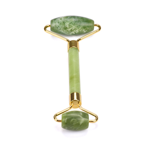 A granel de la venta directa de fábrica al por mayor flor verde cuerpo masajeador <span class=keywords><strong>cara</strong></span> jade rodillo con caja - Product Image 6